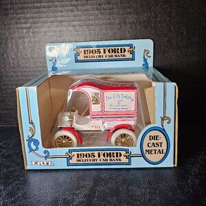 ERTL 1905 Ford Delivery Car Bank Die Cast The City Ice Cream Parlor Lindsberg
